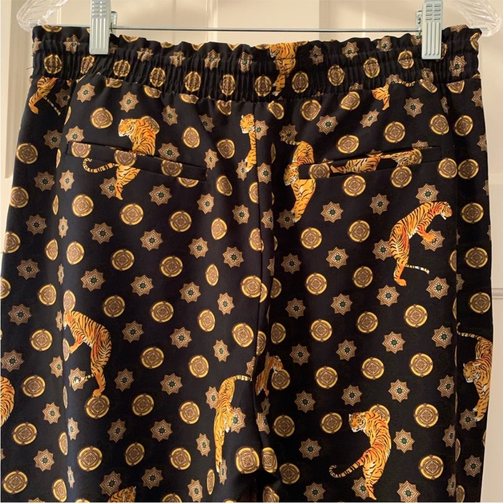 RARE Zara Black and Gold Tiger Joggers - Picture 4 of 6